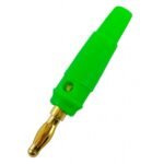 Plug MIYAKO USA Banana de Goma Verde con Tornillo - Imagen 2