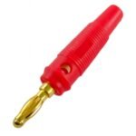 Plug MIYAKO USA Banana Goma Rojo con Tornillo