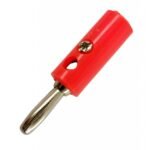 Plug MIYAKO USA Banana Plástico Rojo con Tornillo - Imagen 2