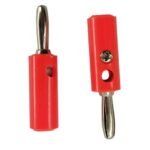 Plug MIYAKO USA Banana Plástico Rojo con Tornillo - Imagen 3