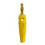 Plug MIYAKO USA Banana de Goma Amarillo con Tornillo - Imagen 2