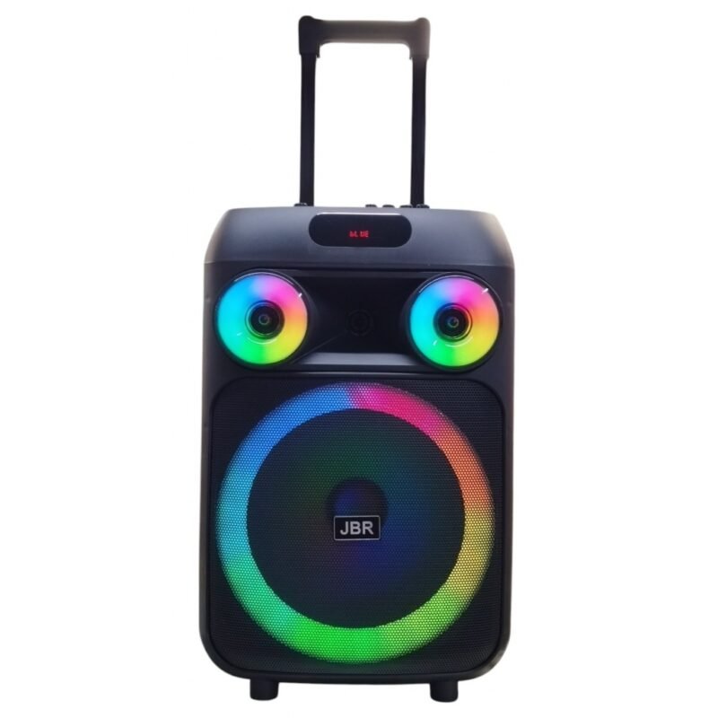 Parlante Portátil NDR 12" 20W a Batería con Bluetooth, Micrófono Inalámbrico y Control Remoto