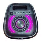 Parlante Portátil NDR 2x8" 40W a Batería con Luces RGB, Bluetooth TWS y Micrófono Inalámbrico - Imagen 3
