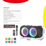 Parlante Inalámbrico Portátil NDR 2x6,5" 25W RMS Bluetooth 5.0 con Micrófono y Control Remoto - Imagen 6