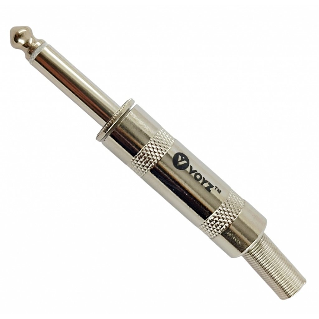 productos34_713560.jpg Plug VOYZ 1/4 (6.5 mm) Mono Metal Hq con resorte - Imagen 1
