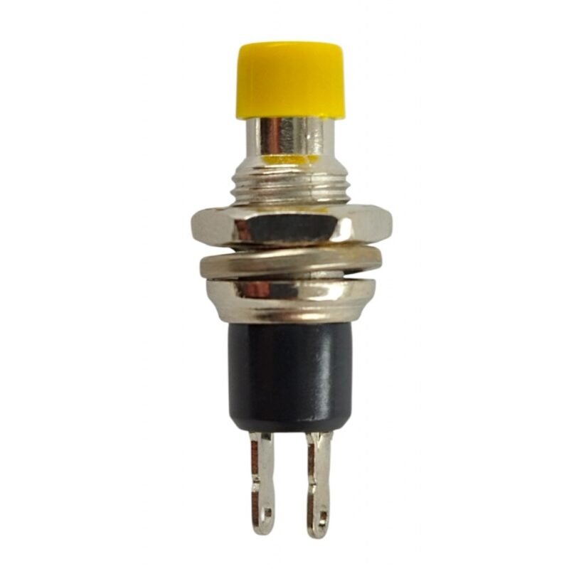 Pulsador Mini THEONE Amarillo Normal Abierto