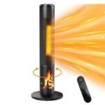 Calefactor Vertical 2000W - Negro - Imagen 3