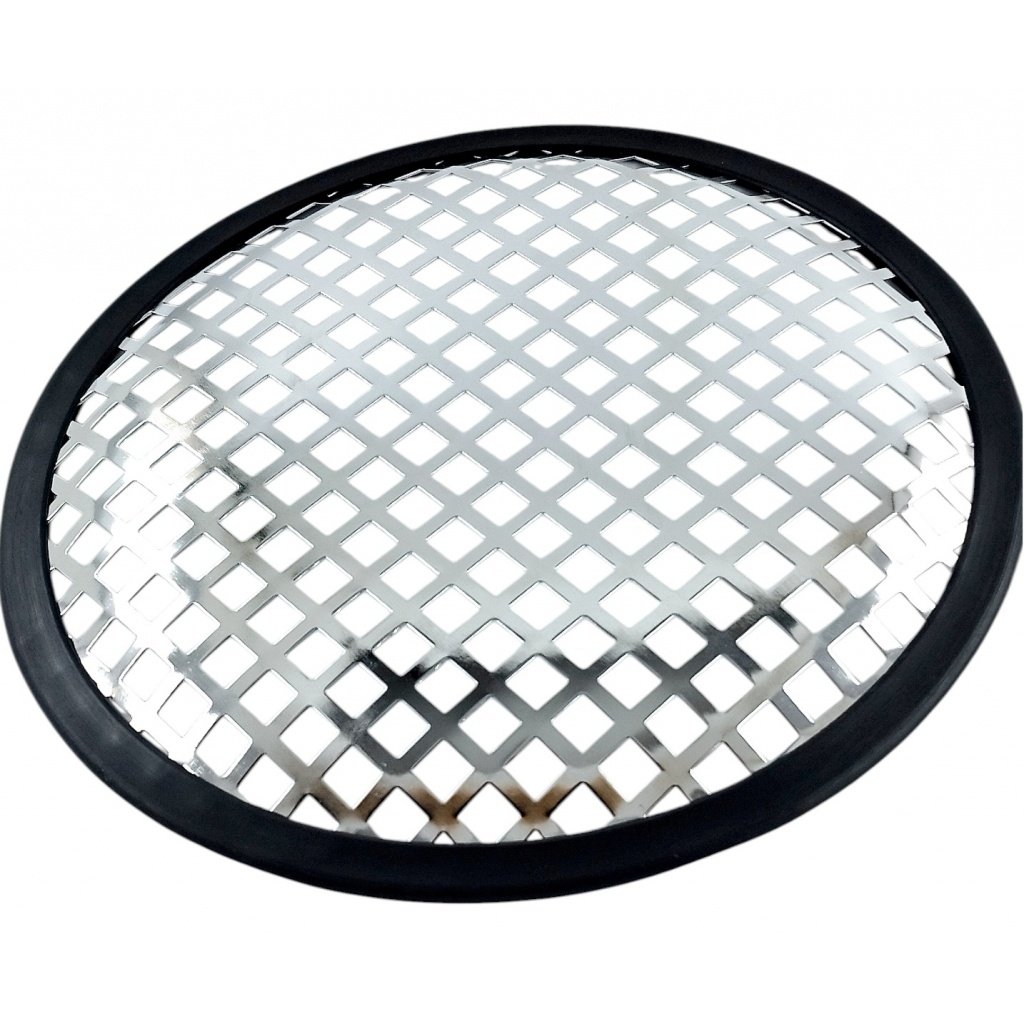 productos34_714534.jpg Rejilla BK Metálica para Parlante 8" Cromada Calado Grueso - Imagen 1