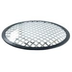 Rejilla BK Metálica para Parlante 8" Cromada Calado Grueso - Imagen 2
