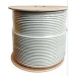 Rollo de Cable Coaxial RG59 305 Metros Color Blanco 90%