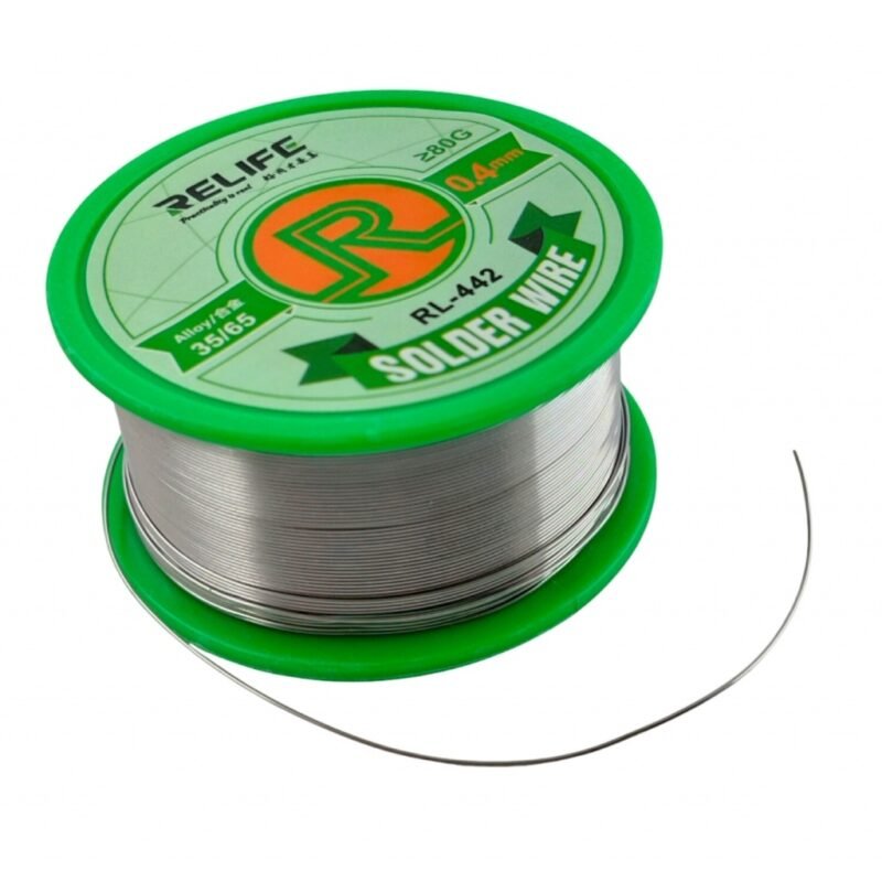 Rollo de Estaño RELIFE 0.4 mm 80 Gs 35/65