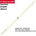 Backlight Set 2 Piezas Tira de LED para TV SAMSUNG 43 THEONE