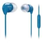 Auricular PHILIPS intrauditivo azul con micrófono