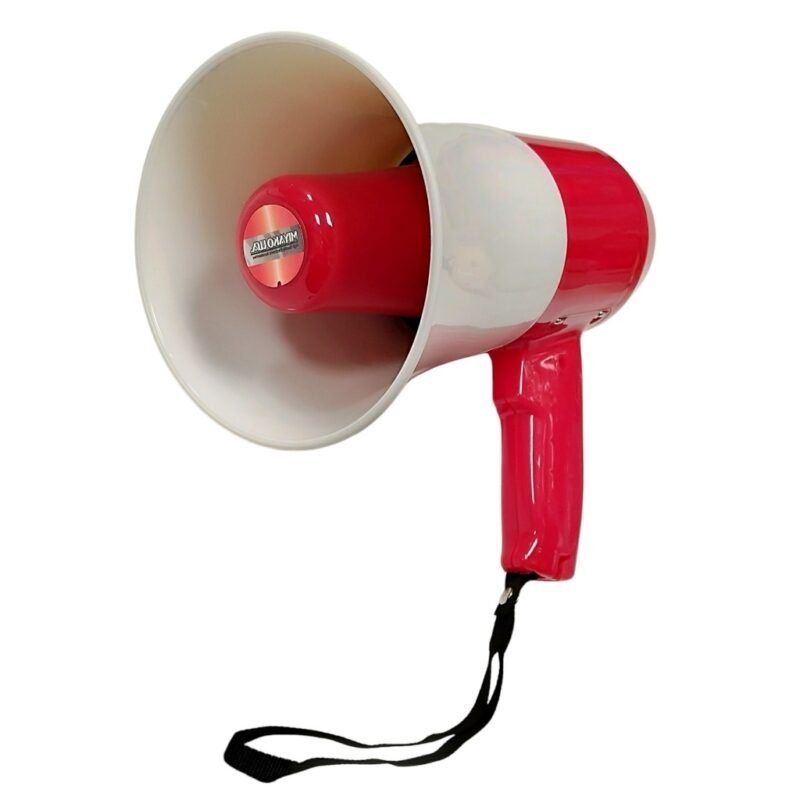 Megáfono Recargable MIYAKO USA 30W con Sirena
