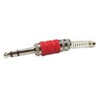 Plug 6,5 mm (1/4") Estéreo Metálico Rojo o - Verde