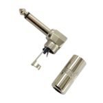Plug BLASTKING 1/4 (6.5 mm) metal 90º Angulo acodado para guitarra - Imagen 3