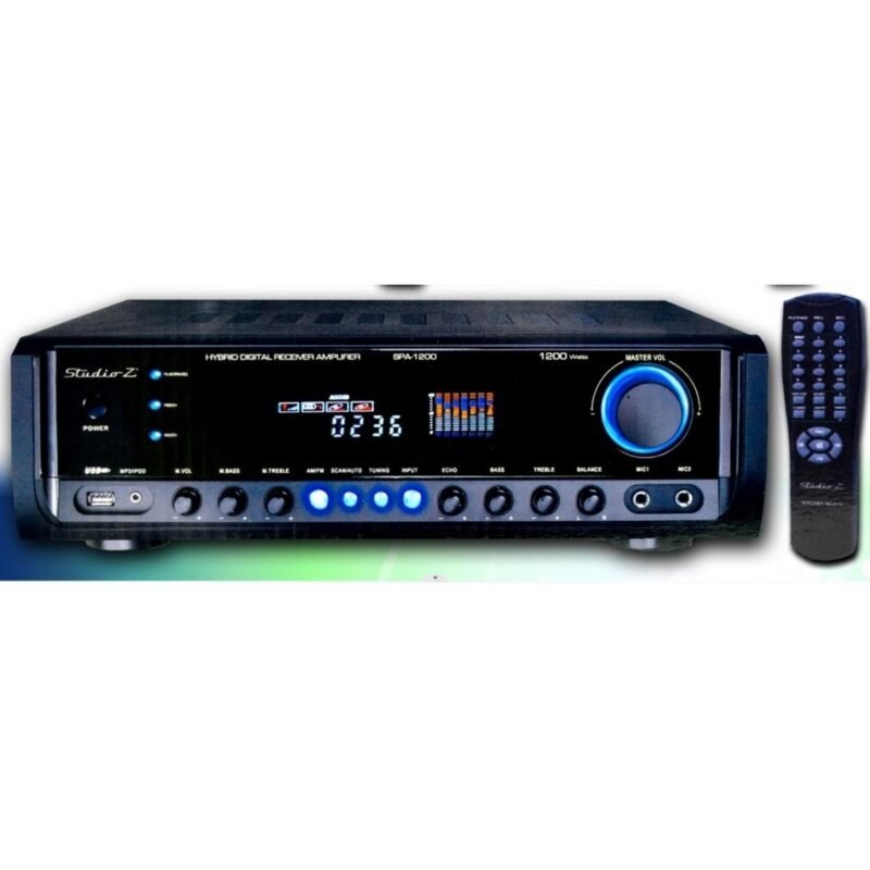 Sintoamplificador Digital con Am Fm Bt + USB STUDIO Z