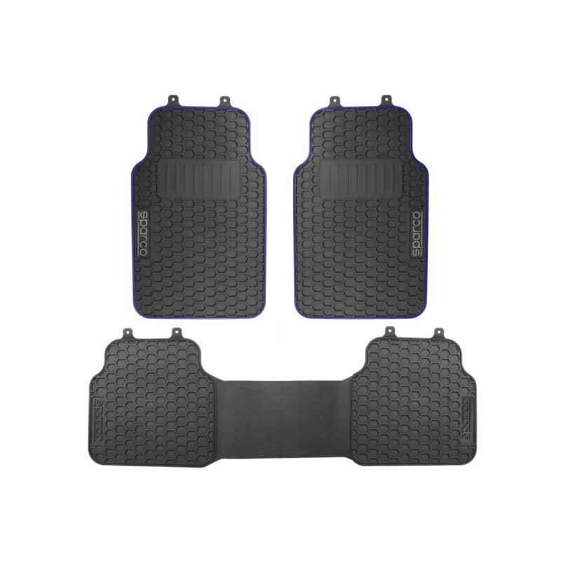 Juego de Alfombras SPARCO Completo Azul/Negro