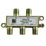 Splitter BK 4 vías metal