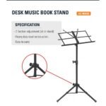 Soporte de partitura VOYZ plegable con estuche - vz-msh8 - Imagen 2