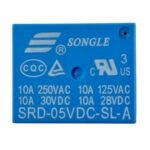 Relay 5VDC 10AMP. Simple - Imagen 2