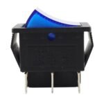 Llave Bipolar Inversora con luz On Off 20AMP. 6 Pin - Azul - Imagen 3