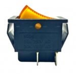 Llave MIYAKO USA con luz On Off 20AMP. 4 Pin - Amarillo - Imagen 2