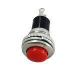 Pulsador redondo rojo NA - 3A/125VAC - Imagen 2