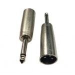Adaptador de Audio VOYZ XLR macho a Plug 1/4 (6.5 mm) mono - Imagen 2