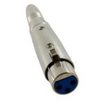 Adaptador de Audio THEONE XLR Hembra a Jack 1/4 stereo (6.5 mm)