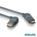 Cable PHILIPS HDMI 90º movil 2 Metros 3d HD FULL - Imagen 2