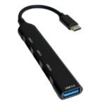 Hub BWOO USB Tipo C a USB tipo a metálico