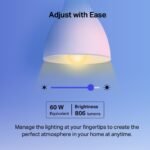 Lámparas LED Smart TP-LINK RGB E27 Dimerizable Tapo (2 Unidades) - Imagen 3