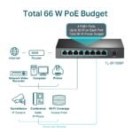 Switch TP-LINK 8 Bocas 10/100 Mbps 8 Puertos Poe TL-SF1008P - Imagen 4