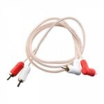 Cable VOYZ 2 RCA a 2 RCA en Angulo 90° Full Cobre - 3 Metros