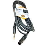 Cable VOYZ 1/4? Mono a XLR Hembra - 6 Metros