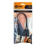 Cable VOYZ Audio Pro Doble XLR Macho a XLR Hembra - Imagen 3