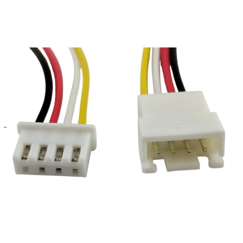 Conectores THEONE XH2.54 4P Macho y Hembra JST con Cables #26AWG de 20CM