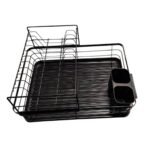 Escurridor para Platos Metálico Negro 2 Pisos - Imagen 2