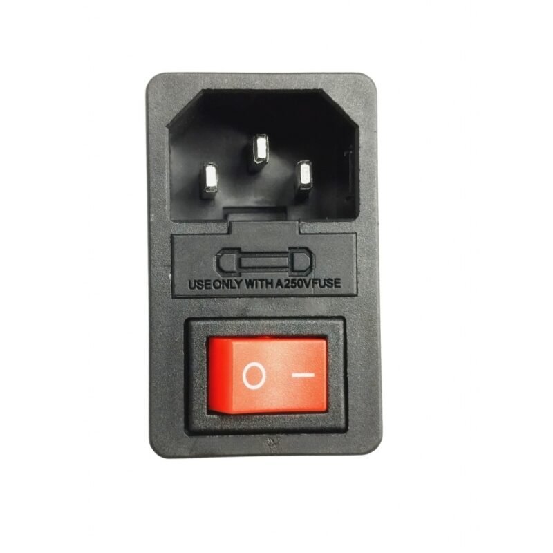 Zocalo 220/110 chasis con fuse y llave