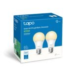 Lámparas LED Smart TP-LINK Blanco Calido E27 Dimerizable Tapo (2 Unidades) - Imagen 4