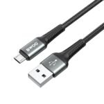 Cable de Datos y Carga BWOO Micro USB con malla - 2.4Ah 2M - Imagen 2