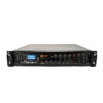 Amplificador profesional VOYZ de 180W con BT/MP3/FM Preamp Fm Control Remoto 6 Zonas 110V