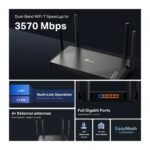 Router TP-LINK Gigabit WI-FI7 Doble Banda Archer BE3600 - Imagen 5