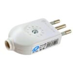 Ficha Electraline 3 en Linea Macho 10A - Color - Blanco - Imagen 2